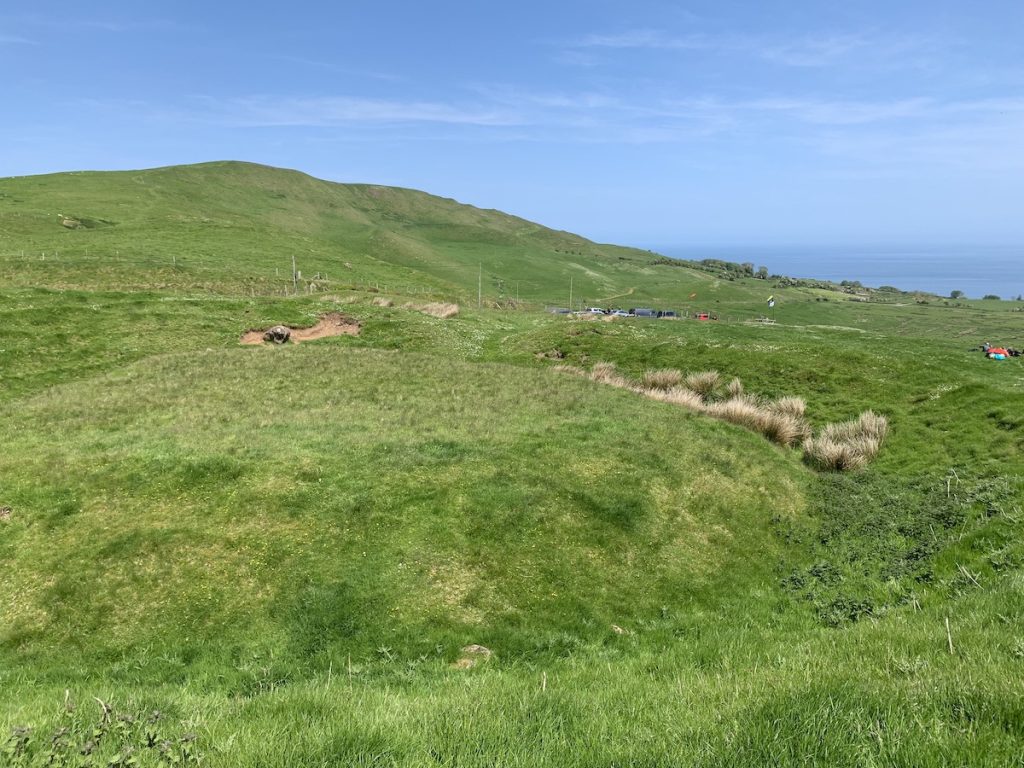 linford barrows – grassy burial mounds above ballygally